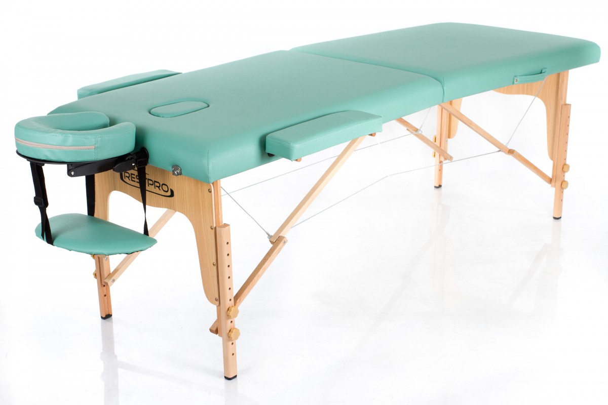 Складной массажный стол RESTPRO Classic 2 Blue green фото