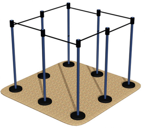 Четырехсторонний турник MB Barbell МВ 7.60/8