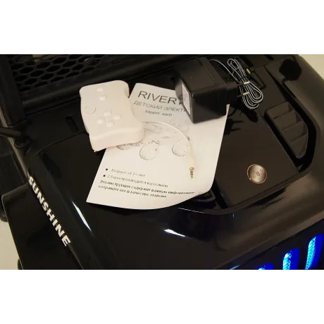 Электромобиль RiverToys JEEP T008TT (черный) - Фото 42