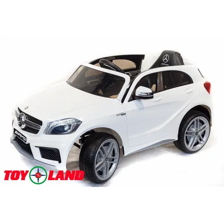 Электромобиль ToyLand Mercedes-Benz A45 белый - Фото 5