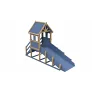 Зимняя деревянная заливная горка "Выше всех" Теремок, масло - Фото 2