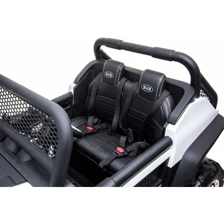 Электромобиль RiverToys Mercedes-Benz Unimog Concept P555BP 4WD (белый) - Фото 3