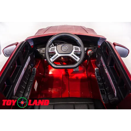 Электромобиль ToyLand Mercedes-Benz GL63 красный - Фото 7