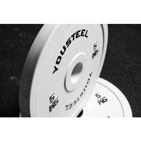 Диск соревновательный Yousteel белый 5 кг - Фото 4