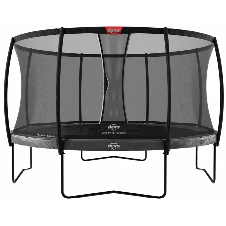 Батут BERG Elite Regular 430 Grey + защитная сетка Safety Net Deluxe