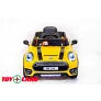 Электромобиль ToyLand Mini Cooper HL 198 желтый - Фото 3