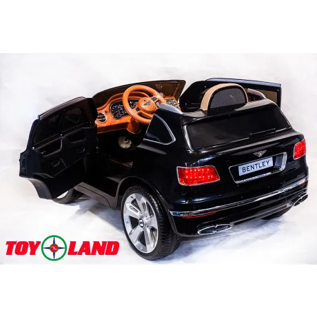Электромобиль ToyLand Bentley Bentayga черный - Фото 5