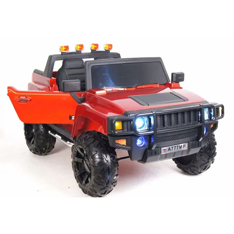 Электромобиль RiverToys HUMMER A777MP Red - Фото 4