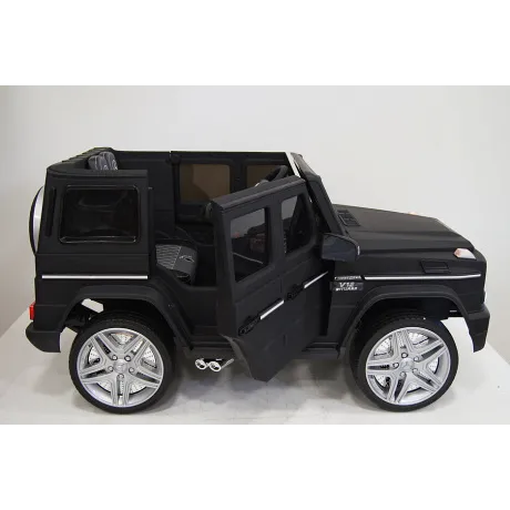 Электромобиль RiverToys Mercedes-Benz G65 AMG черный матовый - Фото 11