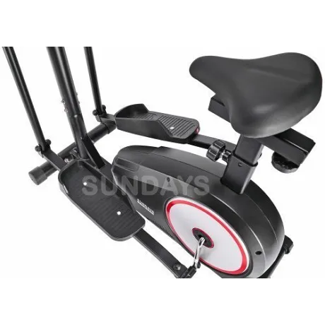 Эллипсоид-велотренажер Sundays Fitness K8508HA (черный/красный) - Фото 9