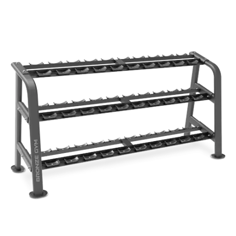 Стойка для гантелей (15 пар) BRONZE GYM BR-1027