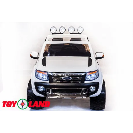 Электромобиль ToyLand Ford Ranger белый - Фото 3
