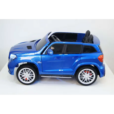 Электромобиль RiverToys Mercedes-Benz GLS63 4WD (синий глянцевый) - Фото 3
