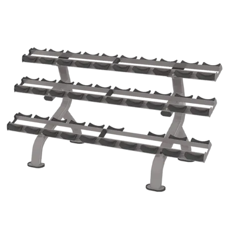 Стойка для гантелей Smith DR027, 3 полки