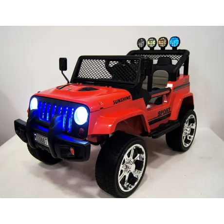 Электромобиль RiverToys JEEP T008TT (красный)