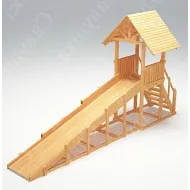 Зимняя деревянная горка Савушка "Зима wood-5"