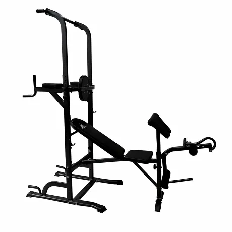 Турник - брусья со скамьей и опциями DFC POWER TOWER G010 - Фото 3