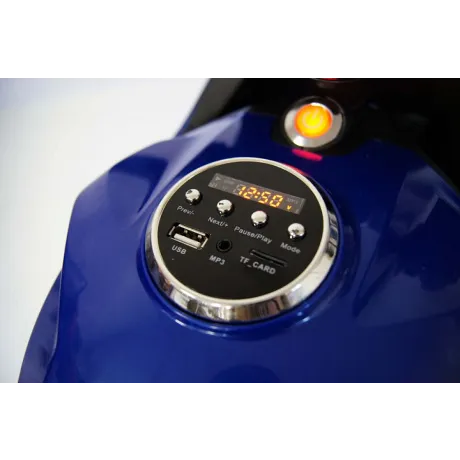 Мотоцикл RiverToys A001AA синий - Фото 9