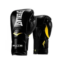 Перчатки тренировочные на липучке Everlast Elite Pro 18oz черный