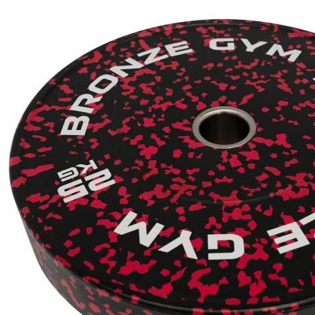 Диск бамперный Bronze Gym камуфляж красный 25 кг - Фото 3