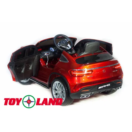 Детский электромобиль ToyLand Mercedes-Benz AMG GLE63S Coupe красный краска - Фото 6