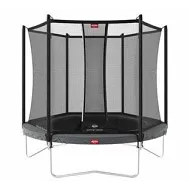 Профессиональный батут BERG Favorit Regular 330 Grey + защитная сетка Safety Net Comfort