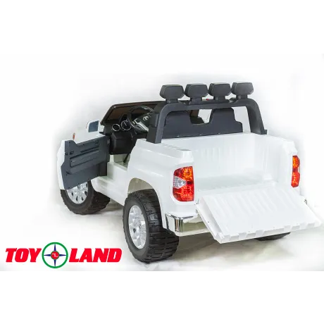 Детский электромобиль ToyLand TOYOTA TUNDRA белый - Фото 6