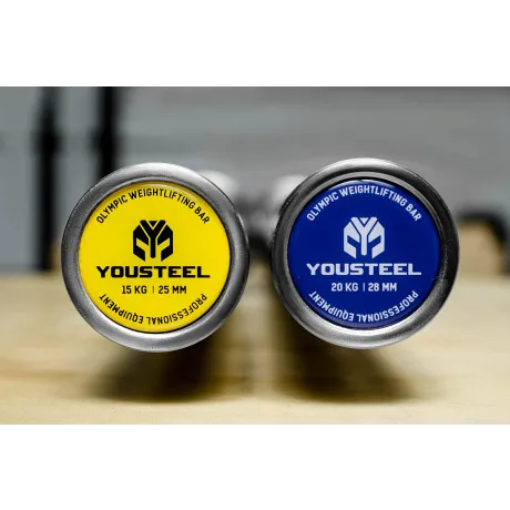 Гриф Yousteel олимпийский тяжелоатлетический женский 15кг - Фото 2