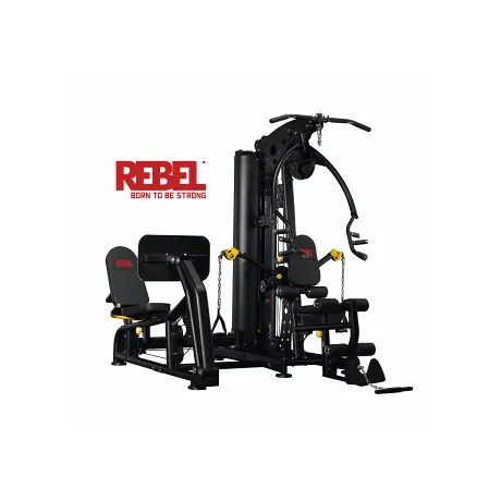 Многофункциональный тренажер с жимом ногами REBEL-G9LP