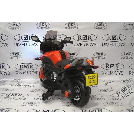 Электромотоцикл RiverToys E222KX красный - Фото 3
