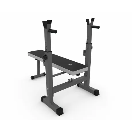 Скамья со стойками под штангу DFC D322 - Фото 6