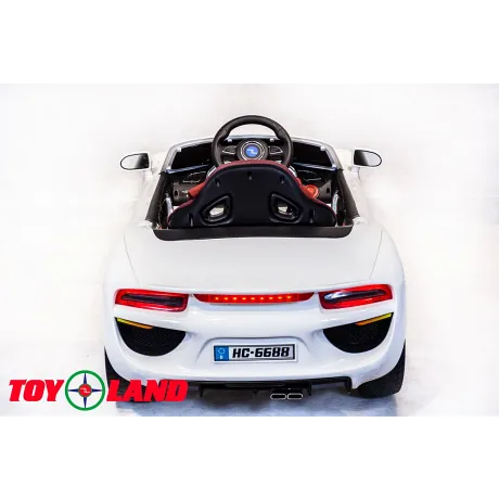Легковой электромобиль ToyLand BMW HC 6688 белый - Фото 6