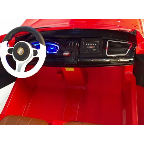 Электромобиль RiverToys BMW M333MM красный - Фото 4