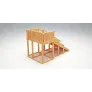 Зимняя деревянная горка Савушка "Зима wood-3" - Фото 4