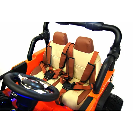 Электромобиль RiverToys Jeep A004AA - Фото 10