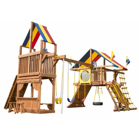 Детская площадка Rainbow Play Sistems Саншайн Кастл с Башней Тент - Фото 3