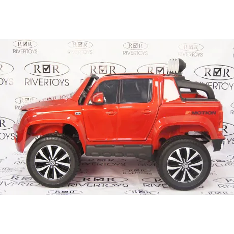 Электромобиль RiverToys VOLKSWAGEN-AMAROK-M999MM Red - Фото 13