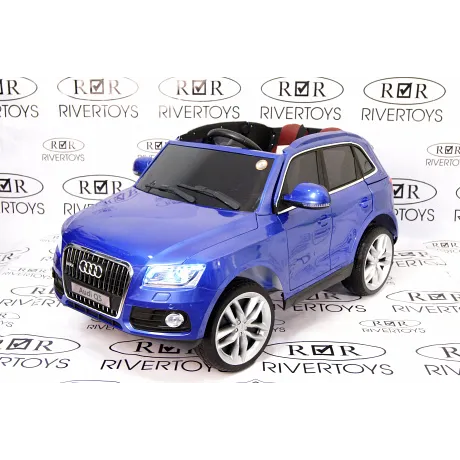 Электромобиль RiverToys AUDI Q5 Blue - Фото 15