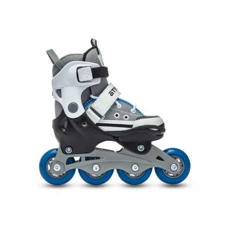 Раздвижные роликовые коньки-кеды для детей серые, Abec7, Размер, 35-38, AJIS-1601 ATEMI - Фото 5