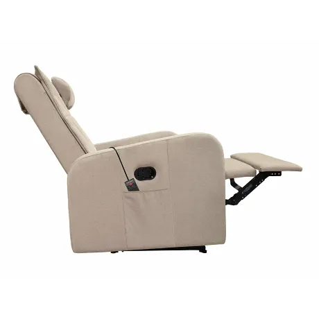 Массажное кресло реклайнер с механическим приводом FUJIMO COMFORT CHAIR F3005 FMF Ваниль (Sakura 4) - Фото 8
