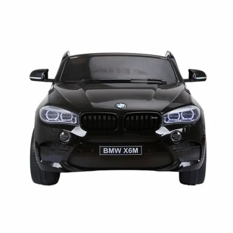 Детский электромобиль RiverToys BMW X6 M JJ2168 (красный, белый, черный) - Фото 3