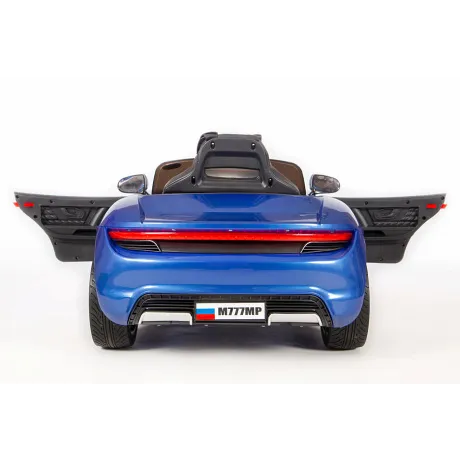 Электромобиль Barty Porsche Sport М777МР синий - Фото 11