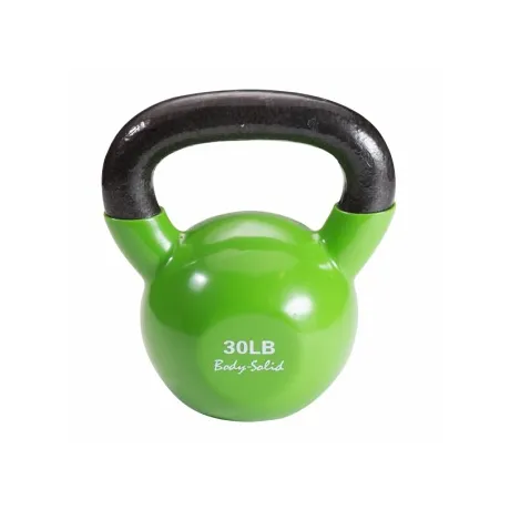 Гиря Body Solid 13,6 кг (30lb) обрезиненная зеленая