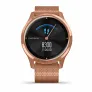 Смарт-часы Garmin VIVOMOVE LUXE розовое золото PVD 18K с ремешком "миланская петля" - Фото 6