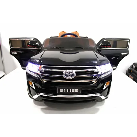 Электромобиль RiverToys Toyota B111BB черный - Фото 7