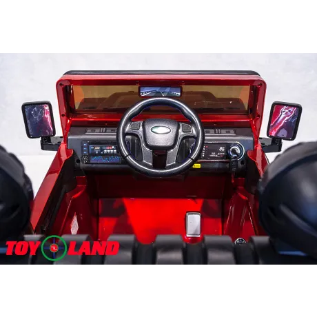 Электромобиль ToyLand LAND ROVER DK-F006 красный - Фото 8