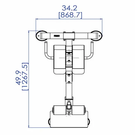 Гиперэкстензия Powertec Crunch P-HC10 - Фото 2