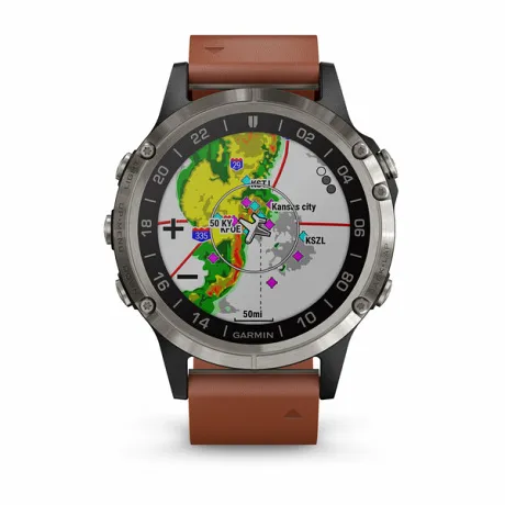 Авиационные часы Garmin D2 DELTA для пилотов (ремешок кожа) - Фото 2