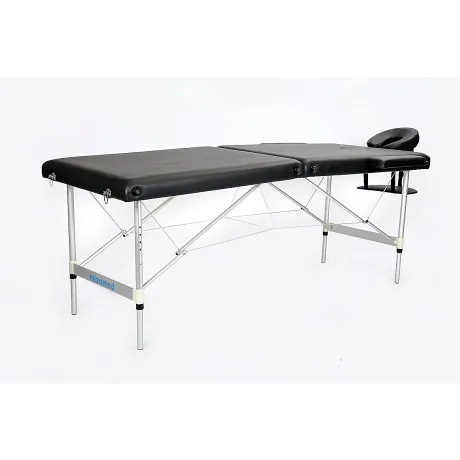 Массажный складной стол Standart AL 2 black - Фото 2