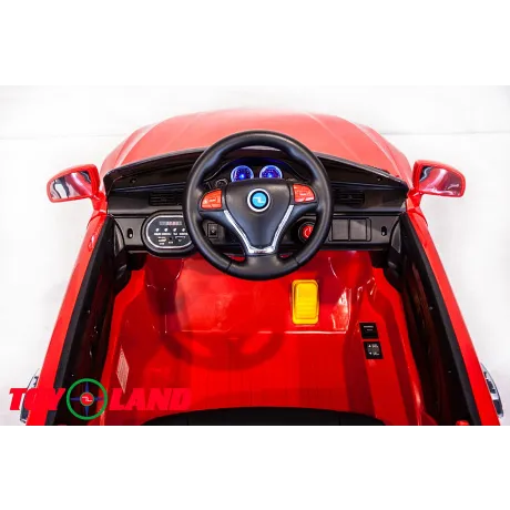 Электромобиль ToyLand BMW 3 PB 807 красный - Фото 7